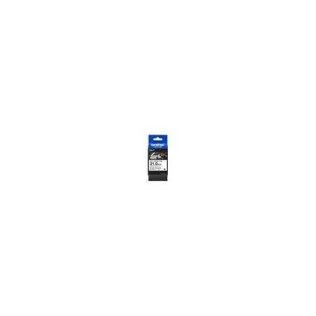 BROTHER Heat Shrink Tube Black on White 31.0mm BROTHER Heat Shrink Tube Black on White 31.0mm
