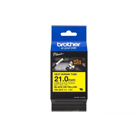 BROTHER HSE651E heat shrink tape 21mm BROTHER HSE651E heat shrink tape 21mm
