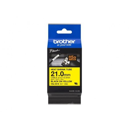 BROTHER HSE651E heat shrink tape 21mm BROTHER HSE651E heat shrink tape 21mm