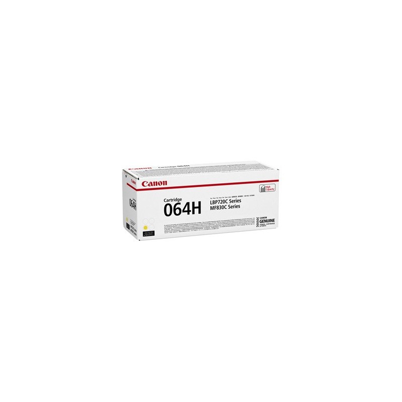 Canon oryginalny toner 064HY, 4932C002, yellow, high capacity Canon oryginalny toner 064HY, 4932C002, yellow, high capacity